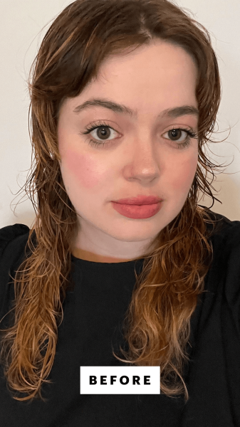 Image may contain Face Head Person Photography Portrait Adult Cosmetics Lipstick and Skin